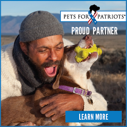 Proud Partner of Pets for Patriots