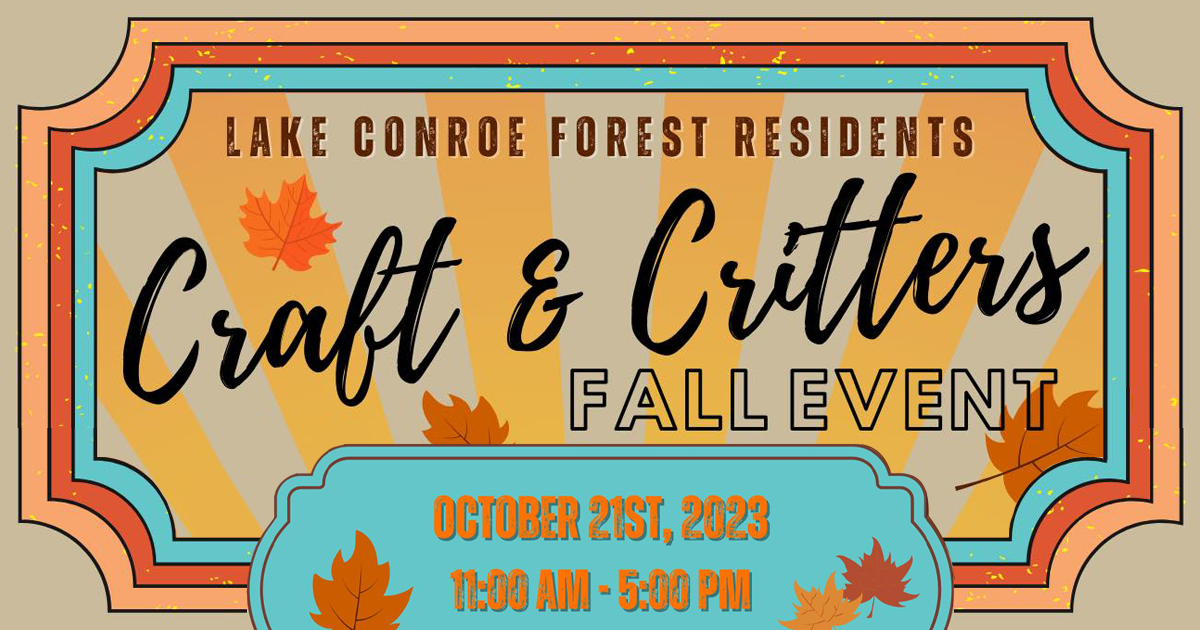 Crafts and Critters Fall Event