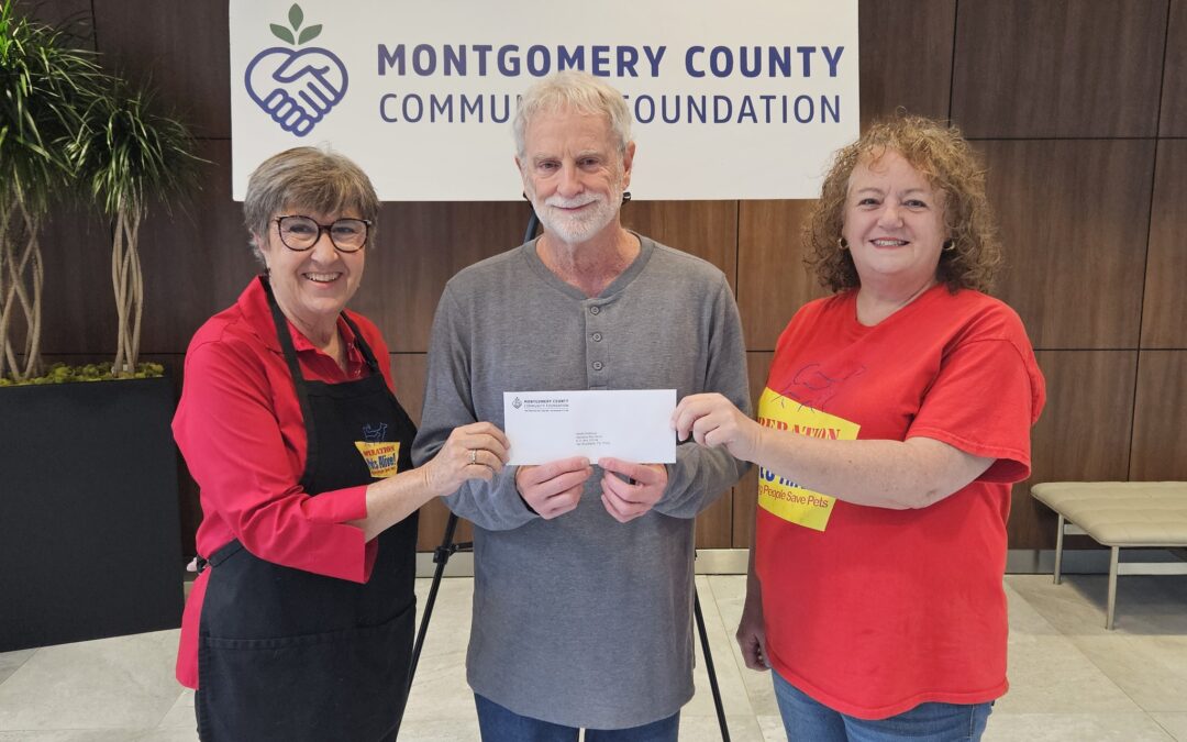 Montgomery County Community Foundation Helping Expand Lifesaving Animal Programs